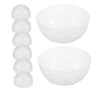 Operitacx 8 Pièces Silicone Doll Head Protector Cap Slip Wig Cover For Bjd Doll Hair Styling And Protection