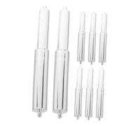 Operitacx 8 Pièces Support Papier Toilette à Ressort Acier Inoxydable Tige Élastique pour Distributeur de Papier Hygiénique Rotation et Installation Facile pour Usage Domestique et Bureau