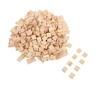Operitacx 800 Pièces Blank Wood Tiles DIY Wooden Letter Slices For Crafting Educational Wall Art And Painting Projects