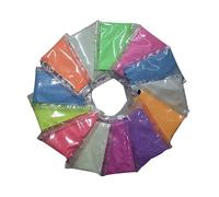 Operitacx 8pièces Lumineuse Fluorescente Pour Ongles Pailletée Imperméable Nail Art Unique Sans Rayonnement Facile à Utiliser