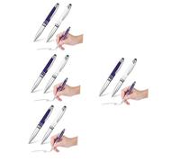 Operitacx 8pièces Stylo à Bille Lumineux avec Stylet Tactile Et Lampe De Poche Stylos Capacitifs Pratiques pour Écriture Et Écrans Tactiles pour Bureau Études