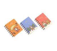 Operitacx 9 Pièces Cahier à Spirale de Noël Bloc Notes Écolier Thème Noël Pratique pour Écrire Diy pour Élèves et Fêtes Couverture Colorée avec Motifs Festifs