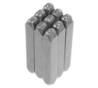 Operitacx 9 Pièces Kit de à Chiffres Acier pour Gaufrage Poinçons Précision pour Cuir et Outils de Marquage pour Artisanat