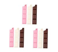 Operitacx 9 Pièces Stylo Bille Chocolat Cartoon Fantaisie Stylos Créatifs Pour Garçon Fille Fournitures Scolaires Décoration