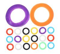 Operitacx 96 Pièces Silicone Key Identification Caps Covers For Home Office Travel Soft Non-slip Key Grip Organizers Compatible With Various Types