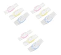 Operitacx 9pièces Ceinture De Fixation Réglable Coton Pour Réutilisables Pratique Et Confortable Bleu Jaune Rose