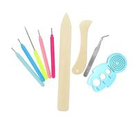 Operitacx 9pièces Kit De Outils pour Quilling à Fentes Stylo à Aiguille Acier Inoxydable pour Loisirs Créatifs Fleurs Papier