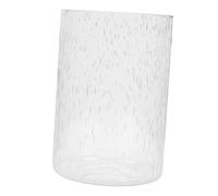 Operitacx Abat Jour Verre Transparent Cylindrique Diffuseur Lumineux Décoratif pour Lampe de Plafond Accessoire Durable et Protecteur pour Intérieur
