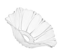Operitacx Abat Jour Verre Transparent Forme de Fleur Remplacement Vintage pour Lampe pour Lampadaires Lustres et Lampes de Table Installation Facile et Décoration Rétro Polyvalente