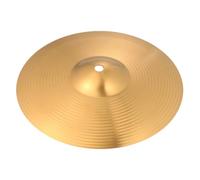 Operitacx Accessoire de percussion cymbale charleston en alliage de laiton or pour kit de batterie destiné aux percussionnistes