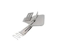 Operitacx Accessoire de Reliure pour Machine à Coudre Pliage Plat Automatique Inoxydable Outil Multi Usage pour Ourlets Emmanchures et Encolures Compatible Machine Industrielle Robuste