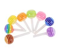 Operitacx Accessoires pour Nail Art Bonbons en Résine 3d Holographique, 25 Pièces, Décorations Manucure Diy, Breloques Ongles Colorées pour Salon et Usage Personnel