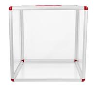 Operitacx Acrylique Boîte de Tombola et Aluminium Transparente pour Tirage | Entièrement Transparente, Vainqueur Visible, Méthode Équitable, Crédibilité Renforcée, pour Réunions Annuelles et Fêtes