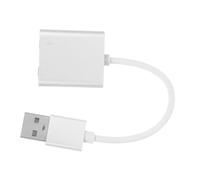 Operitacx Adaptateur Audio USB Fiable pour Pc Convertisseur De Casque Et Microphone Câble Audio pour Jeux Et Enregistrement Compatible avec Ordinateurs Et Appareils Mobiles