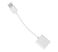 Operitacx Adaptateur Audio USB pour Pc Micro et Casque Convertisseur Portable avec Fonctionnalité de Carte Compatible avec Ordinateurs et Smartphones et Stable