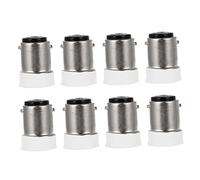 Operitacx Adaptateur Convertisseur D'ampoule B15 Vers E14 Blanc, Lot De 8 Pièces, Compatible Ampoules Led Et Économiques, Transformateur De Douille Solide Pour Usage Domestique