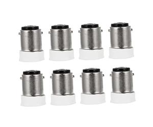 Operitacx Adaptateur Convertisseur D'ampoule B15 Vers E14 Blanc, Lot De 8 Pièces, Compatible Ampoules Led Et Économiques, Transformateur De Douille Solide Pour Usage Domestique