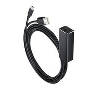 Operitacx Adaptateur Ethernet Micro USB vers Rj45 100m pour TV et Clé TV, Connecteur Réseau Stable et Rapide, Compatible Électronique Maison, Noir,