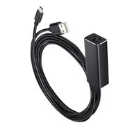 Operitacx Adaptateur Micro USB vers Rj45 100 Mbps pour TV Stick et Streaming, Convertisseur Ethernet Pratique et Solide, Compatible Réseau Domestique, Couleur Noire