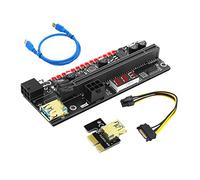Operitacx Adaptateur Pci-e vers Carte Extension Pci-e Kit Riser pour Placement Gpu Compatible Ports