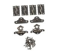 Operitacx Ancien Loquet de Boîte Ensemble avec Charnières Rétro et Facile à Installer Accessoires Décoratifs pour Boîtes et Coffrets