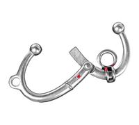 Operitacx Anneau de Nez Accessoire Solide en Acier Inoxydable pour Bétail Résistant à L'usure pour Vaches Jusqu'à 550kg , pour Élevage et Gestion Bétail