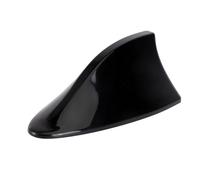 Operitacx Antenne Aileron de Requin pour Voiture Noire en Abs avec Fonction Radio FM/am, Facile à Installer, Design Exclusif Toit de Voiture