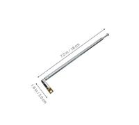 Operitacx Antenne de Toit Fer Réglable pour Réception Radio FM Am Accessoire pour Tuner HiFi et Chaîne Stéréo