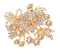 Operitacx Arbre à Fortune en Alliage de Zinc Or Épingle Polyvalente Design Luxueux et Sécurisé Broche Femme pour Mariage