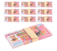 Operitacx Argenté des Ancêtres en Papier Rouge pour Rituels de Sacrifice, Monnaie Papier Chinoise Facile à Utiliser Combustion Lente, pour Cérémonies Qingming