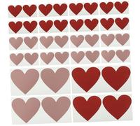 Operitacx Autocollants à Gratter de Cœur 40 Pièces Papier, Mini Étiquettes DIY pour Cartes D’anniversaire, Saint-valentin, Jeux Créatifs et Scrapbooking