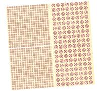 Operitacx Autocollants Interdits Bébé 0-3 Ans 1000 Pièces, Étiquettes Adhésives Avertissement Couleurs Vives, Autocollant Pour Jouets, Alimentation Et Usage Domestique