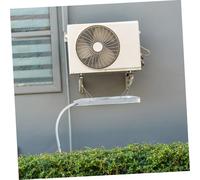 Operitacx Bac de Récupération Eau pour Climatiseur Extérieur et Intérieur Plateau Antigoutte avec Tuyau de Vidange et Câble et Stable pour Évacuation sans Fuite