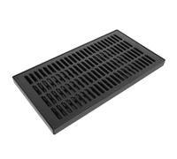 Operitacx Bac Récupérateur de Bière Rectangulaire en Plastique Noir, Structure Amovible Nettoyage Rapide, Accessoire Bar Moderne pour Tireuse à Bière à Domicile