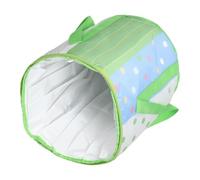 Operitacx Bain de Pieds Pliable avec Couvercle, Seau de Portable Vert à Pois, Capacité Isolante, Matériau Épais et Solide, Usage Maison et Voyage, Bain Apaisant pour Jambes et Pieds,