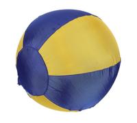 Operitacx Balle D’entraînement Gonflable pour Grands Chiens Poignées | Polyester Renforcé, Surface Antidérapante, Forme Ronde sans Couture, Jeu de Chasse Extérieur, Bergers Couleur Aléatoire