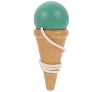 Operitacx Balle De Compétence Jouet De Coordination Œil-Main Jouet à Cordes à Tirer Jouets De Motricité Fine Jeu De Sport pour Enfants Kendama Ensemble De Jeu De Bébé Bois Décontractée