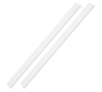 Operitacx Bande Caoutchouc de Remplacement pour Raclette Vitre 2 Pièces Silicone 25 Cm Blanche Recharge Raclette Flexible Nettoyage Pare-Brise Professionnel