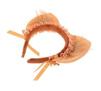 Operitacx Bandeau Oreilles de Renard Poilu Marron pour Fêtes et Halloween | Structure Flexible, Port Confortable Toute la Journée, Accessoire Photogénique, pour Adultes et Garçon et Filles