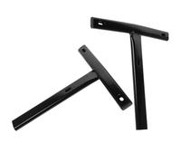 Operitacx Barre de Support de Dossier T en Acier Inoxydable 2pcs pour Chaise de Jeu et Fauteuil Pivotant Noir, Prolongation Durée de Vie, pour Bureaux et Configurations Gaming