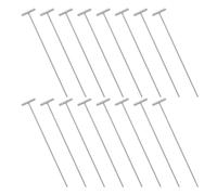 Operitacx Barres de Porte en Fer Blanc pour Cage à Pigeons, Entrée à Aiguille Unique, Lot de 16 Pièces, Accessoire pour Entraînement et Cage à Oiseaux