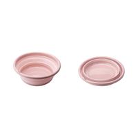 Operitacx Bassine Pliante en Silicone Rose pour Camping et Pique-niques, Lavabo Portable et Léger, pour Vaisselle et Lavage