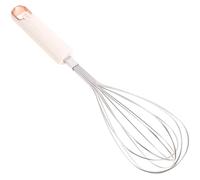 Operitacx Batteur à Œufs Manuel Multifonction en Acier Inoxydable et Abs, Ergonomique Blanc Cuisine et Restaurant, Ustensile Cuisine et Facile à Utiliser