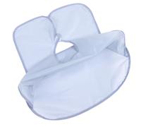 Operitacx Bavoir de Rasage Imperméable pour Barbe Homme, Cape de Coupe Pratique en Polyester Argenté, Tablier Anti-barbe pour Usage Domestique et Professionnel, Accessoire de Toilettage