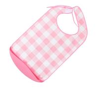 Operitacx Bavoir Repas pour Adulte Imperméable Grosse Taille, Bavoir Réutilisable avec Ramasse-miettes Amovible, Protection pour Personnes Âgées, Serviette à Salive Lavable, Aide la Vie