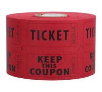 Operitacx Billets De Tombola Double Rouleau 500 Pièces Numérotés Consécutivement Pour Événements Fêtes Collectes De Fonds Avec Perforations Faciles À Déchirer