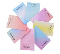Operitacx Bloc Notes Autocollants Multifonctionnels Couleurs Fluorescentes Compact et Portable Mémo Adhésif Solide pour Bureau et École