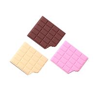 Operitacx Bloc-notes créatif au chocolat avec design unique en barre de chocolat Bloc-notes compact et portable pour l'école, le bureau et la vie quotidienne