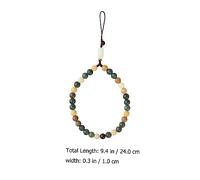 Operitacx Bodhi Design Phone Lanyard Bracelet Chinois Durable Cordon Portable avec Perles pour Téléphone Portable Accessoire de Poignet Chic