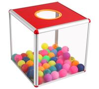 Operitacx Boîte à Loterie Rouge Aluminium Urne de Vote et Boîte à Donations pour Événements et Collectes de Fonds et Amovible